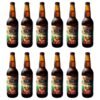 Industrias Marín, cerveza artesanal, dos caras, estilo american pale ale, balanceada y lupulada, con soporte de malta, 33 cl x 12 pack